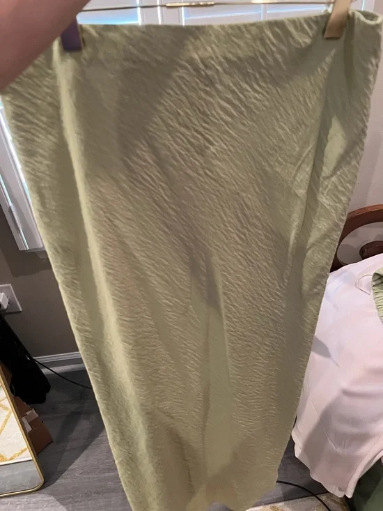Abercrombie & Fitch Light Green Wrap Maxi Skirt - Picture 2 of 4